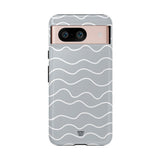 GRAY WAVES | Tough Phone Case
