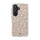 BEIGE DOTS | Tough Phone Case