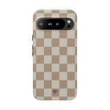 NEUTRAL CHECKERBOARD | Tough Phone Case