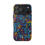 NEON GLYPHS | Tough Phone Case