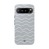 GRAY WAVES | Tough Phone Case