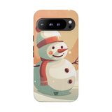 SUNSET SNOWMAN | Tough Phone Case