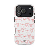 RED RIBBON CHARM | Tough Phone Case