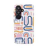 MEMPHIS BOLD LINES | Tough Phone Case