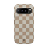 NEUTRAL CHECKERBOARD | Tough Phone Case
