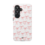 RED RIBBON CHARM | Tough Phone Case