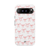 RED RIBBON CHARM | Tough Phone Case