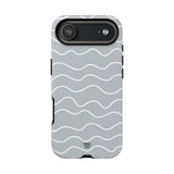 GRAY WAVES | Tough Phone Case