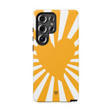 HEART SUN RAYS | Tough Phone Case