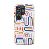 MEMPHIS BOLD LINES | Tough Phone Case