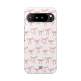 RED RIBBON CHARM | Tough Phone Case