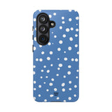 DUSTY BLUE DOTS | Tough Phone Case