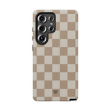 NEUTRAL CHECKERBOARD | Tough Phone Case