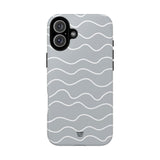GRAY WAVES | Tough Phone Case