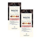 Phyto Phytocolor 3 Dark Chestnut Ammonia-Free Hair Dye Duo Set