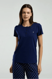 Pierre Cardin Women's Pajama Set Navy Blue 8953-S