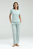 Pierre Cardin 8989-S Women's Pajama Set in Mint