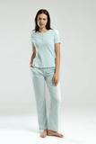 Pierre Cardin 8989-S Women's Pajama Set in Mint