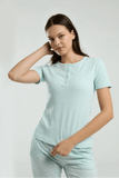 Pierre Cardin 8989-S Women's Pajama Set in Mint