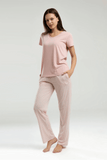 Pierre Cardin 9011-S Women's Soft Pajama Set in Coral