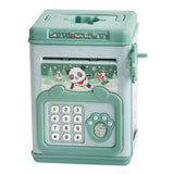 Piggy Bank Toy Cash Coin Money Saving Box with Password, Fingerprint Voice Prompt for 3+ Years Gold