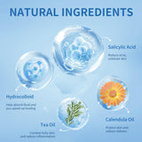 Pimple Patches for Face, 4 Size 300 Counts Acne Patches, Hydrocolloid Patches for Covering Zits and Blemishes, Spot Stickers with Salicylic Acid, Tea Tree Oil & Calendula Oil