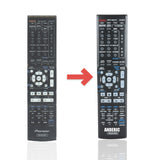 Anderic Substitute for Pioneer AXD7535 A/V Receiver Remote Control 8300753500010IL [AXD7534]