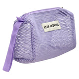 Eklips Lilac Mesh Makeup Bag for Travel and Storage