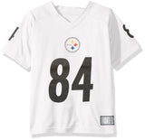 NFL Pittsburgh Steelers Antonio Brown Boys V-Neck Performance Jersey Tee, M 5-6
