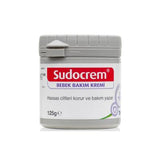 Sudocrem Baby Care Cream 125gr - Diaper Rash Relief & Skin Protection for Sensitive Baby Skin