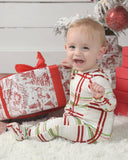 Plaid Bamboo Zipper Footie