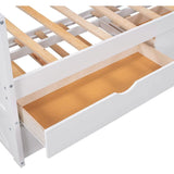 Platform Storage Bed with Trundle