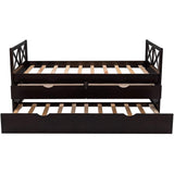 Platform Storage Bed with Trundle