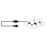 Plug-in Globe String Light Warm White Fairy Light Bulbs