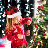 Plush Knitted Christmas Hat
