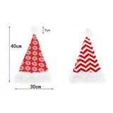 Plush Knitted Christmas Hat