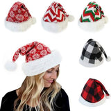 Plush Knitted Christmas Hat