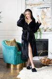Women’s Plush Hooded Robe - Spa-Worthy Comfort at Home