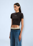 Palm Angels Women Logo Motif T-Shirt