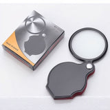 Pocket Magnifier – 2" Lens in Leather Case | Folding Handheld Magnifying Glass