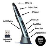 Pocket Mouse Wireless Optical Digital Pen Mouse & Stylus