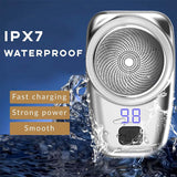 Pocket Size Shaver Wet and Dry Mens Razor