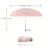Pocket Windproof UV50 Anti-sunburn Rain Umbrella