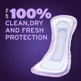 Poise Overnight Incontinence Pads, 8 Drops Extra Coverage