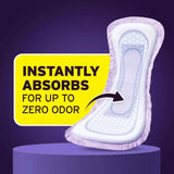 Poise Overnight Incontinence Pads, 8 Drops Extra Coverage
