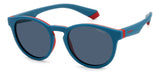 Polaroid Kids PLD 8048/S Blue Sunglasses for Ages 7-10