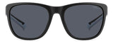 Polaroid PLD 7051/S Unisex Rectangular Sunglasses 57mm
