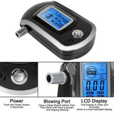Police-Grade Breathalyzer with LCD Display - AT6000 Alcohol Tester