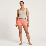 Ideology Big Girls Floral-Trim Swim Boyshorts, L(14)/Orange