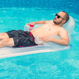 Pool Float for Adults Inflatable Lounge Chair Recliner for Swimming/Tanning